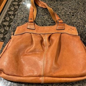 Brown leather Patricia Nash Tote
